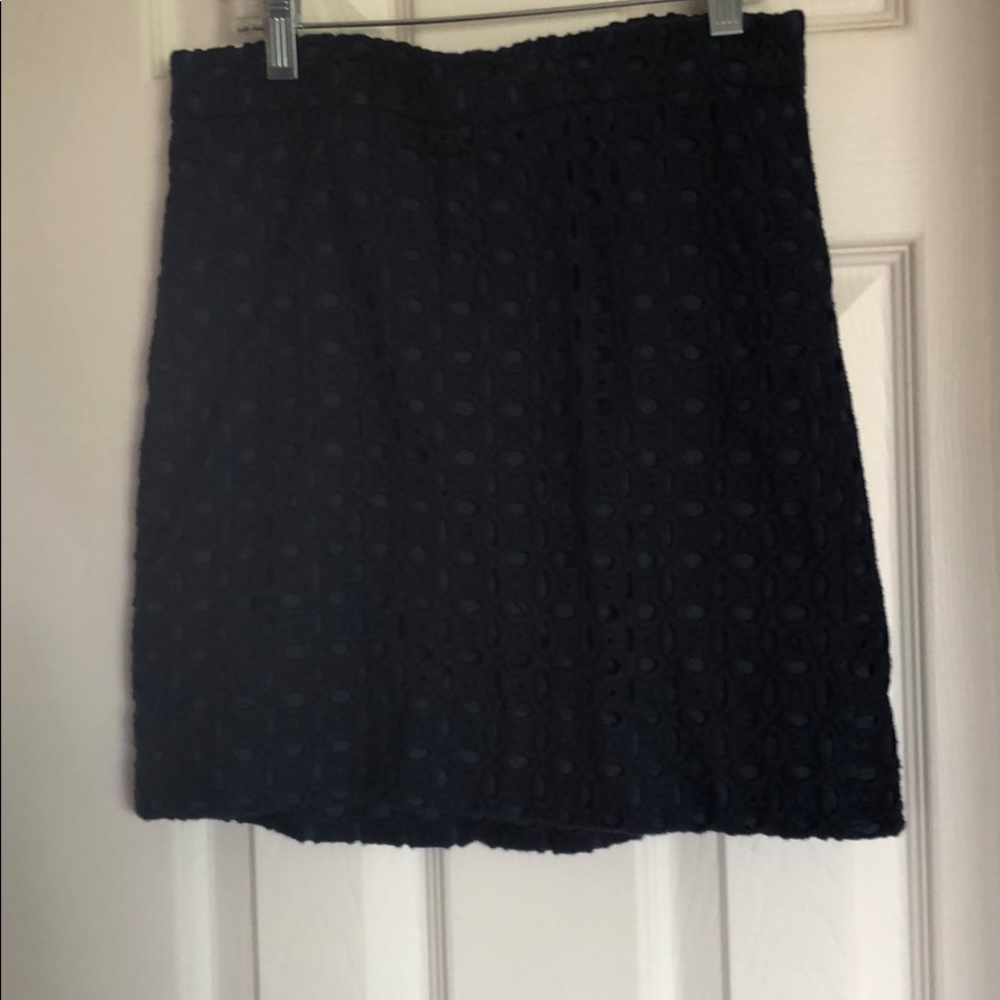 J crew, navy blue mini